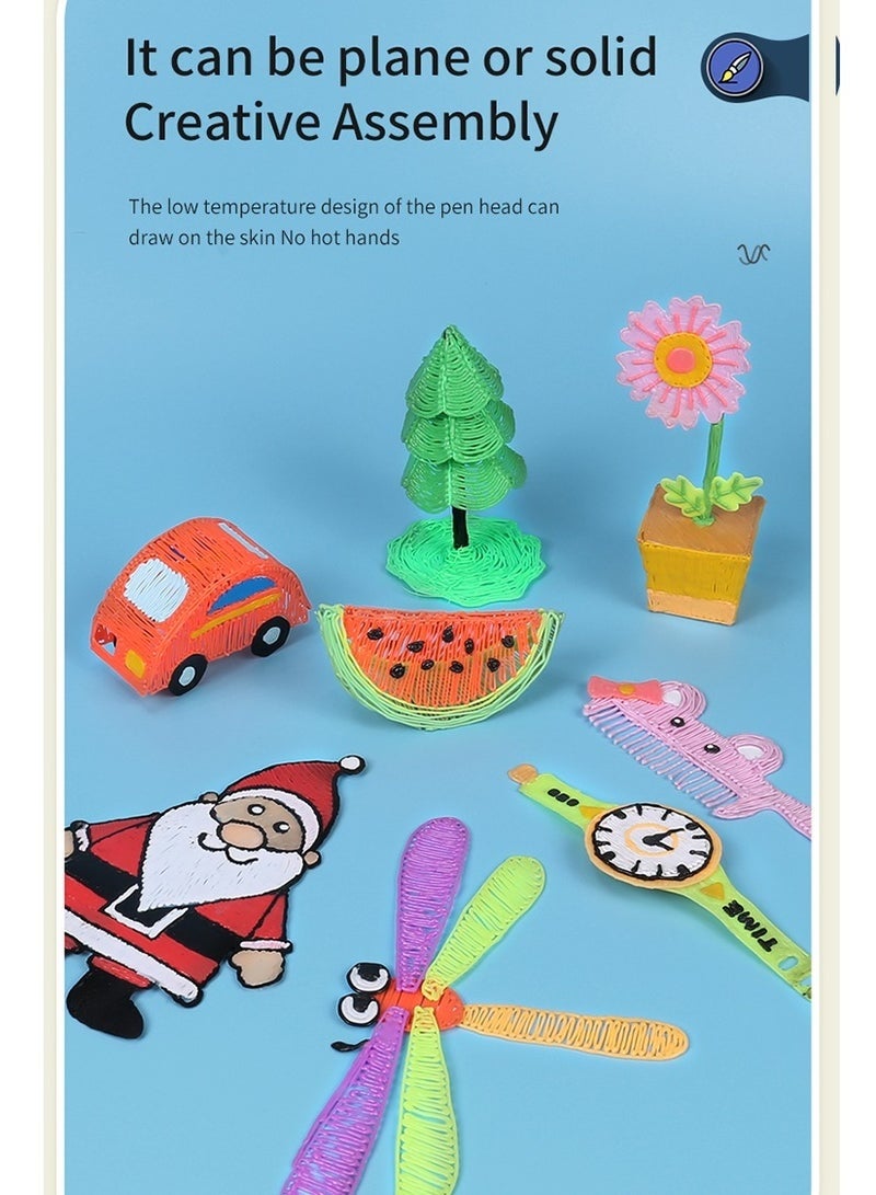 3D Printing Pen - Child-safe Low-temperature 3D Drawing Tool | Ergonomic Design for Little Hands | Cordless Smart Low-temperature Printing Pen | Includes PCL Filament - Image 4