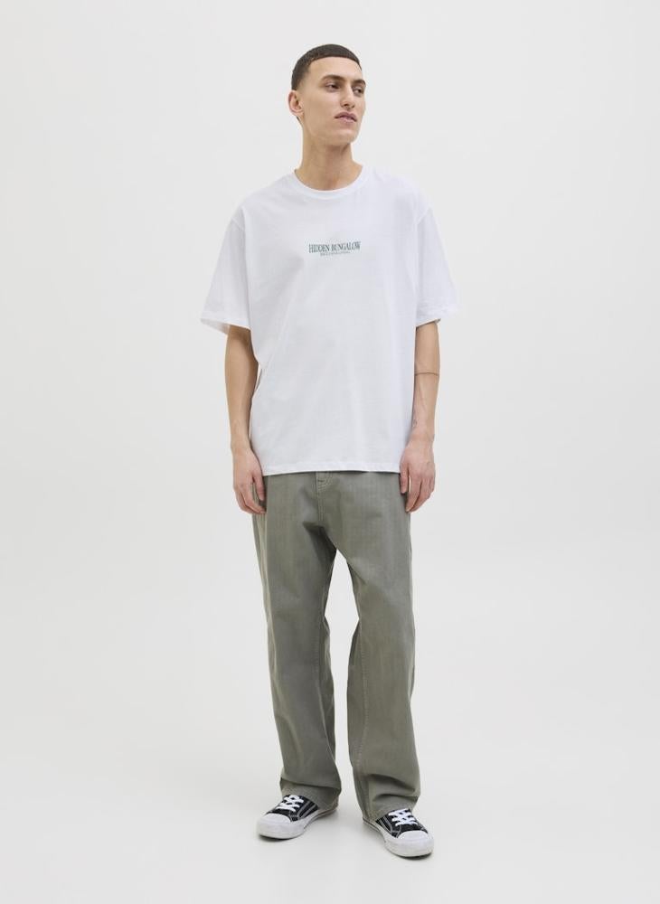 JACK & JONES Jorwowie Tee Ss Crew Neck T-Shirt  - Image 4