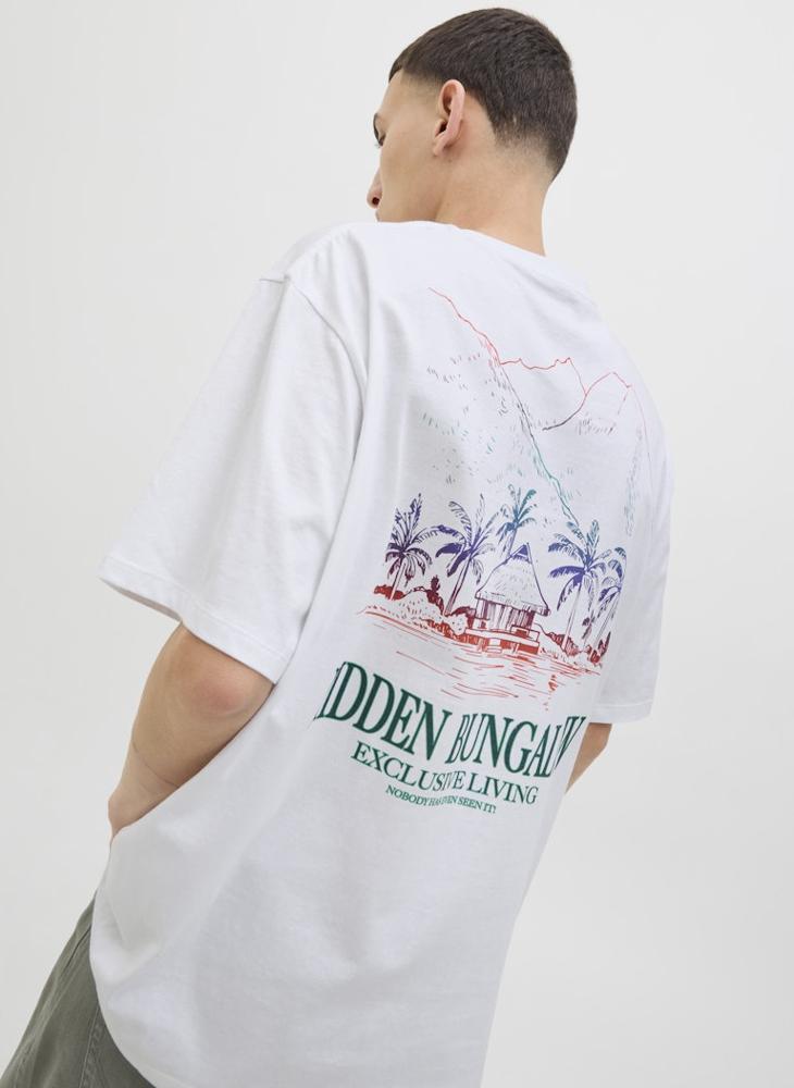 JACK & JONES Jorwowie Tee Ss Crew Neck T-Shirt  - Image 3