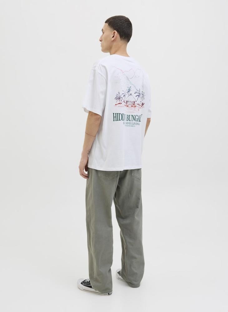 JACK & JONES Jorwowie Tee Ss Crew Neck T-Shirt  - Image 2
