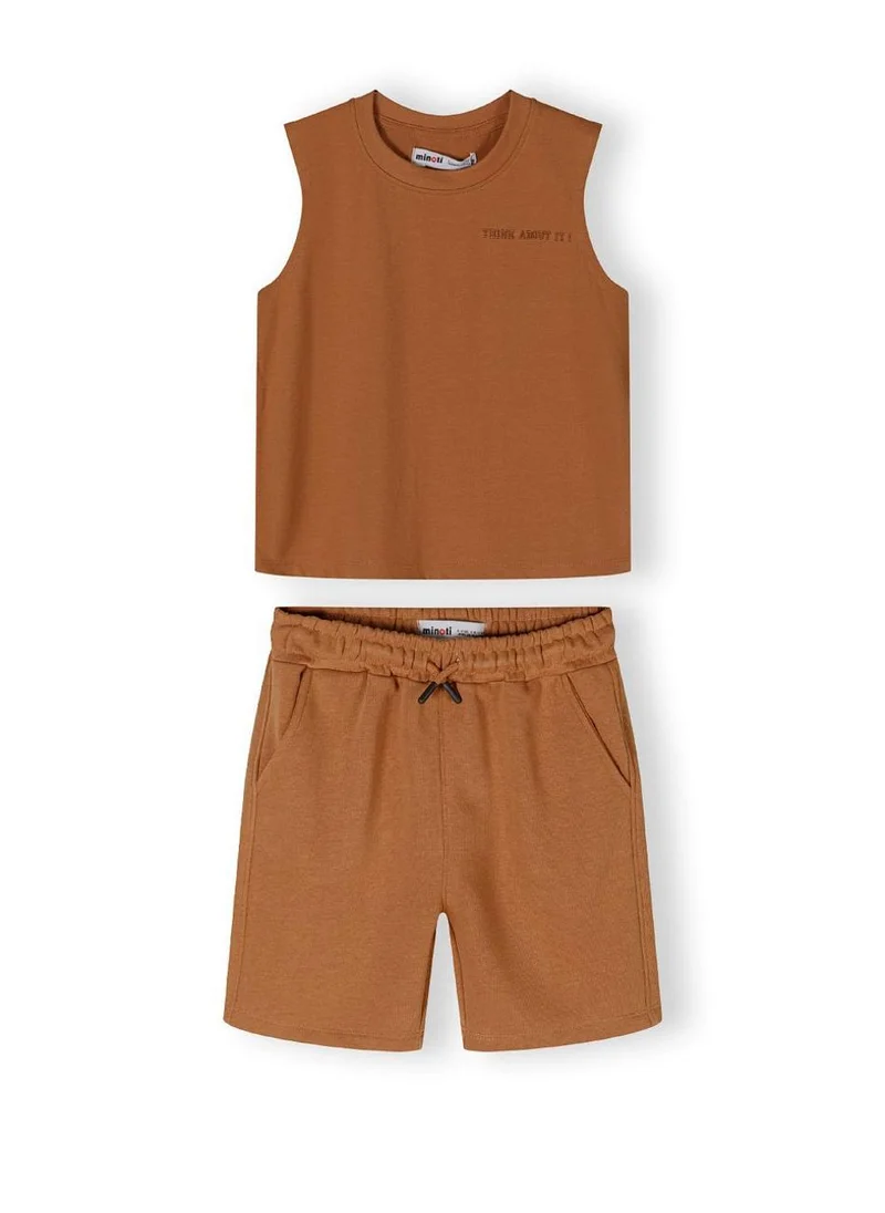 MINOTI Kids Boys  Vest And Shorts Set