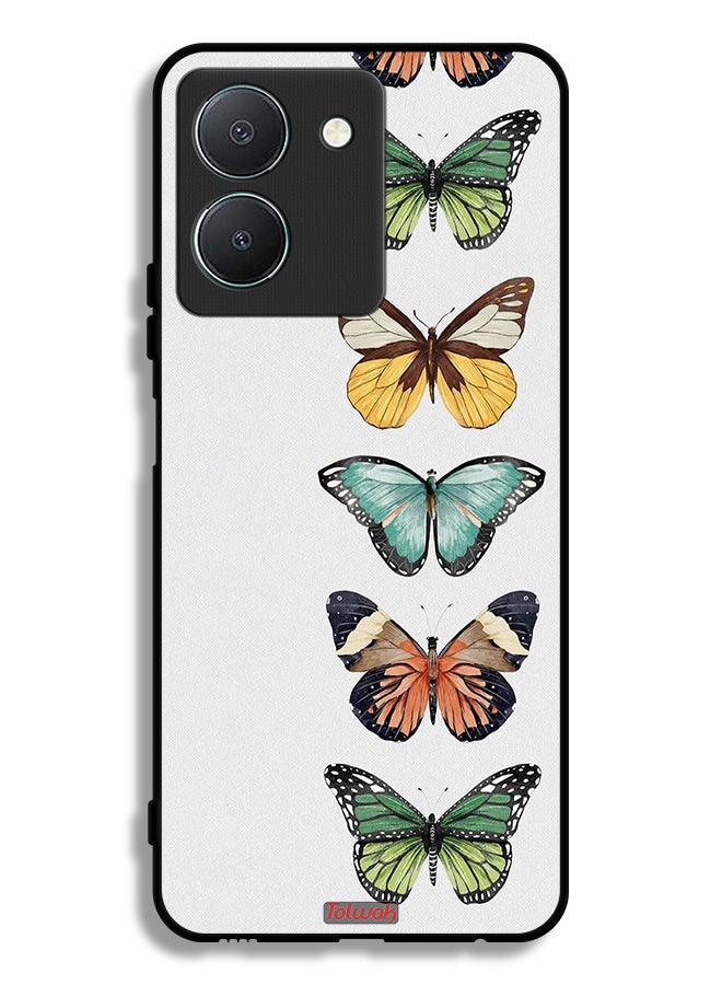 Tolwak Vivo Y36 5G Protective Case Cover Four Butterflies - Image 1