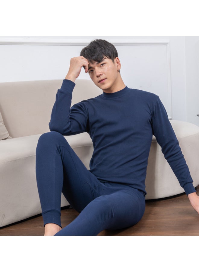 Pure Cotton Thickeneded Autumn Clothes And Autumn Trousers For Couples, Men's Pure Cotton Thermal Intimates, Women's Suit, Middle-aged And Elderly Cotton Sweaters