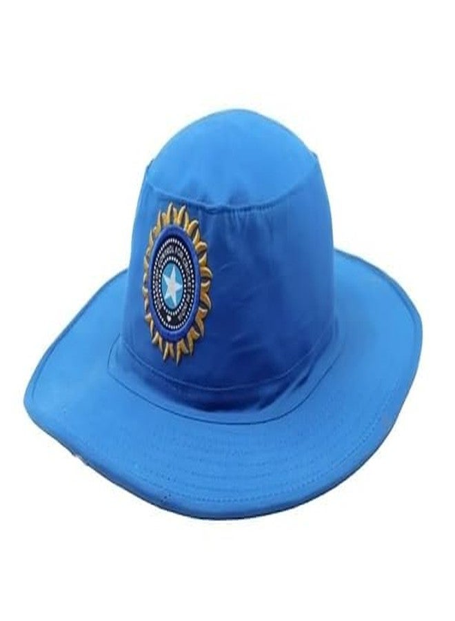 CAPSSEA Adjustable Men's Cotton White Cricket Umpire Hat and Caps for Cricket (Blue) - Image 3