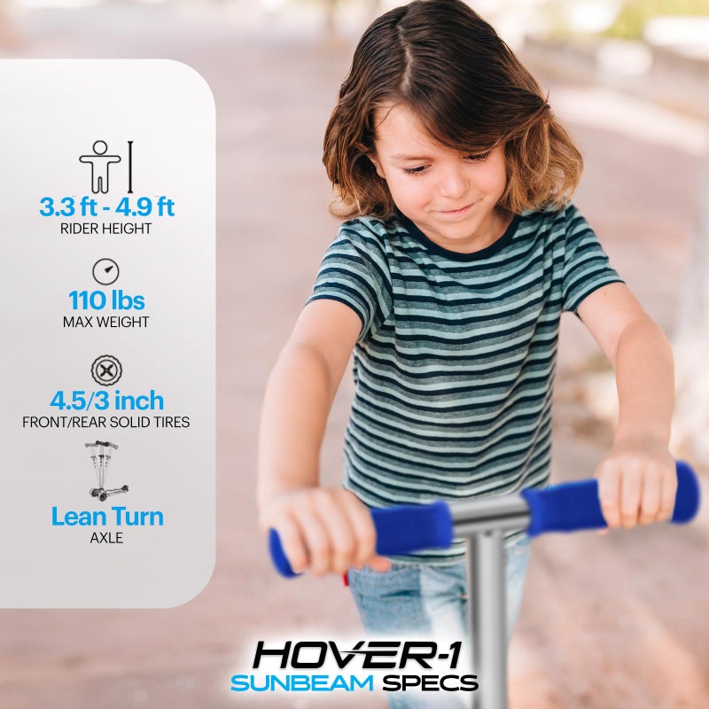 Hover-1 Sunbeam Kick Scooter with Multicolor Wheel Lights, 4.5â€ Front Wheels, Rear Foot Brake, and 110 Pound Weight Capacity - Image 2