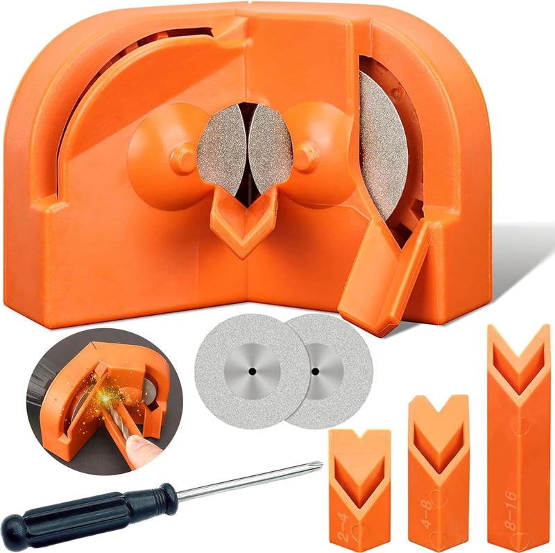 KEWAYO KEWAYO Drill Bit Sharpener  Professional Drill Bit Grinding System with Diamond Wheels Fast  Easy Sharpening for Drill Bits Knives  Scissors  Portable  Durable  - Image 1