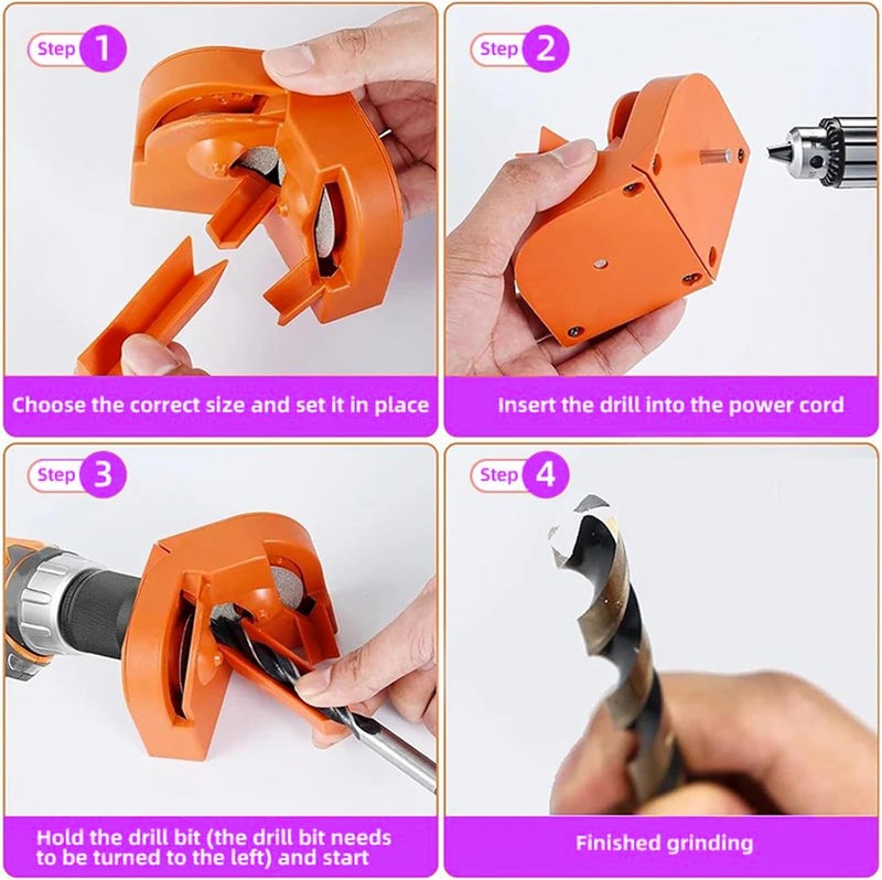 KEWAYO KEWAYO Drill Bit Sharpener  Professional Drill Bit Grinding System with Diamond Wheels Fast  Easy Sharpening for Drill Bits Knives  Scissors  Portable  Durable  - Image 2