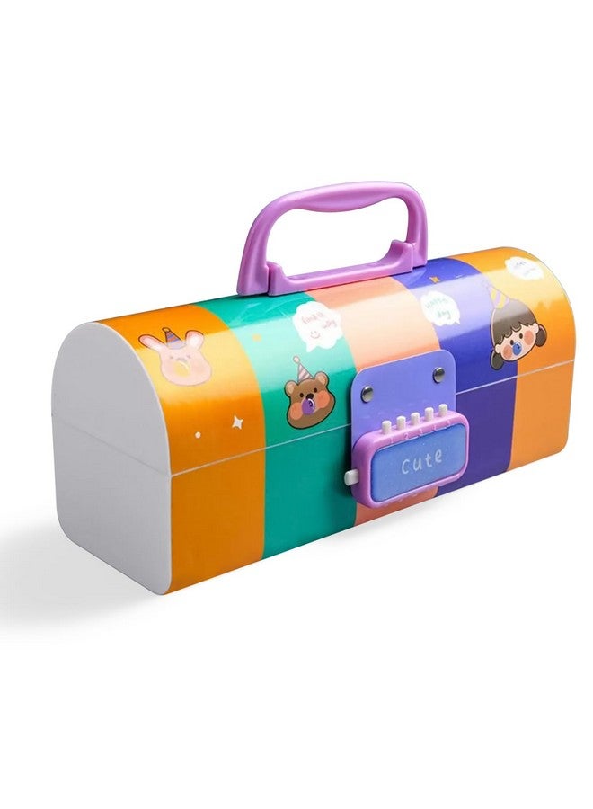 StarAndDaisy School Kids Pencil Box Stationary Set with Different compartments for Storage of Kids Essentials (Treasure Box Multicolor) - Image 1