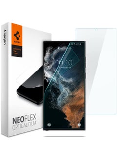 سبايجن Neo Flex Solid Screen Protector for Samsung Galaxy S22 ULTRA (2022) 2 Pack - Case Friendly Flexible Film  - Image 1