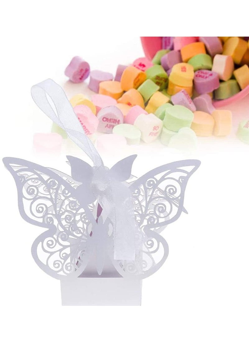 KASTWAVE 20-Piece Cut-Out Wedding Gift Candy Box Butterfly Shower Diy Gift Box - Image 2