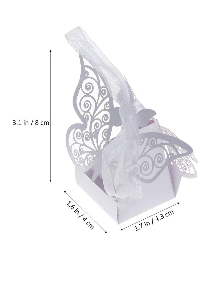 KASTWAVE 20-Piece Cut-Out Wedding Gift Candy Box Butterfly Shower Diy Gift Box - Image 4