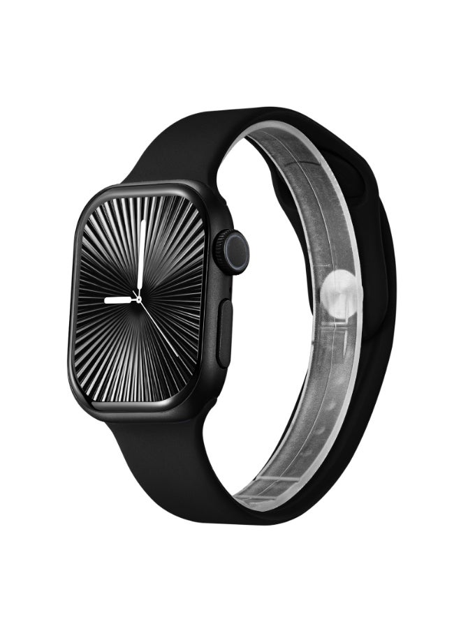 KENNETH SCOTT - Kenneth Scott KA10PROMX-BSBBD Unisex Smart Display Watch & Leather & Silicone Strap Black & Brown - Image 1