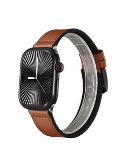KENNETH SCOTT Kenneth Scott KA10PROMX-BSBBD Unisex Smart Display Watch & Leather & Silicone Strap Black & Brown  - Image 3