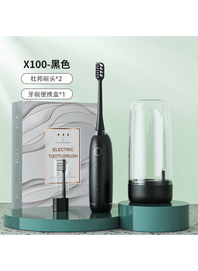12-speed Portable Mouthwash Cup, Sonic Electric Toothbrush With Dupont Soft Extended Brush Head, Rechargeable With Long Battery Life