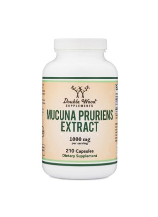Mucuna Pruriens Extract Capsules - Dopamine Boosting Supplement - 210 Count, 1,000mg Per Serving, 20% (from Velvet Bean) (for Mood and Motivation Support) Third Party Tested by Double Wood - pzsku/Z235B05CA52B74CAEFB6EZ/45/1747744069/99358296-1d2f-492d-b3e1-92b2ffff8b03