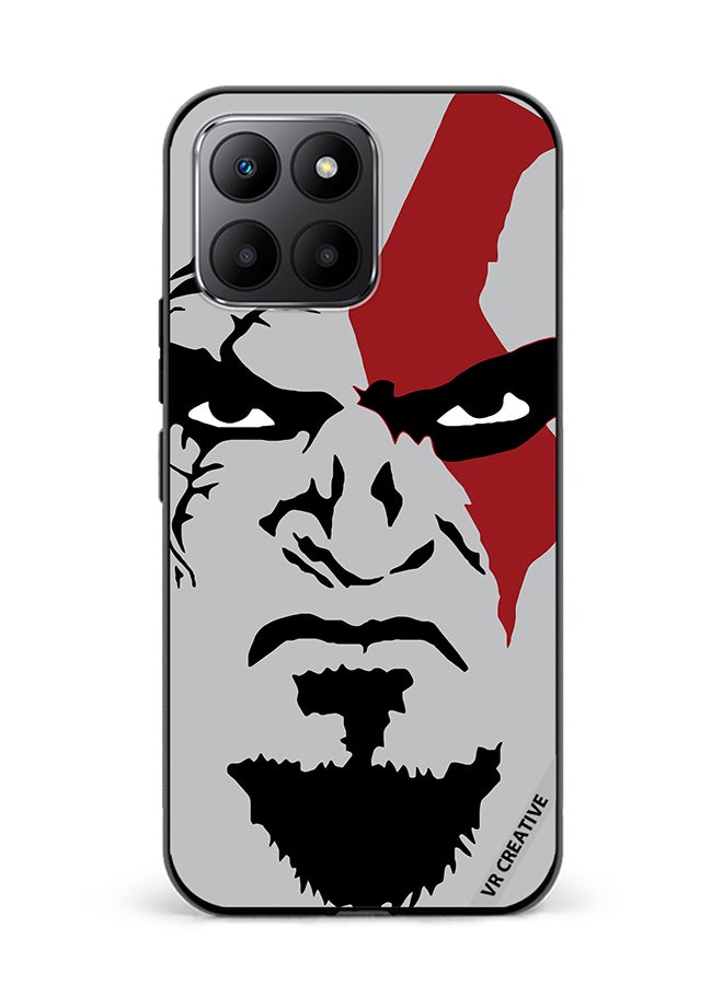 VR CREATIVE Protective Case Cover For Honor 70 Lite Face God Of War Design Multicolour - Image 1