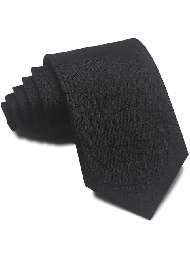 NASHRIO Mens Ties, Classic Men's Stripe Necktie Set for Formal Business Work: Gift Box for Weddings with Men's Accessories. Business Formal Neckties - 3 PCS - Image 2