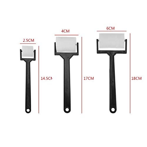 ArtBee مجموعة فرش إسفنجية من آرت بي للرسم، الفن ومشاريع الحرف اليدوية (عبوة من 3 فرش رولر) - Image 3