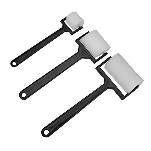 ArtBee مجموعة فرش إسفنجية من آرت بي للرسم، الفن ومشاريع الحرف اليدوية (عبوة من 3 فرش رولر) - Image 4