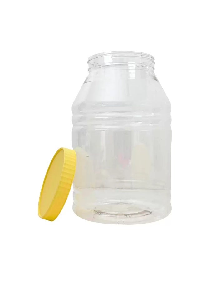 Sunpet Sunpet Multi-Purpose Large Size Top Yellow Plastic Large Food Storage Container- 6000ml - Image 2