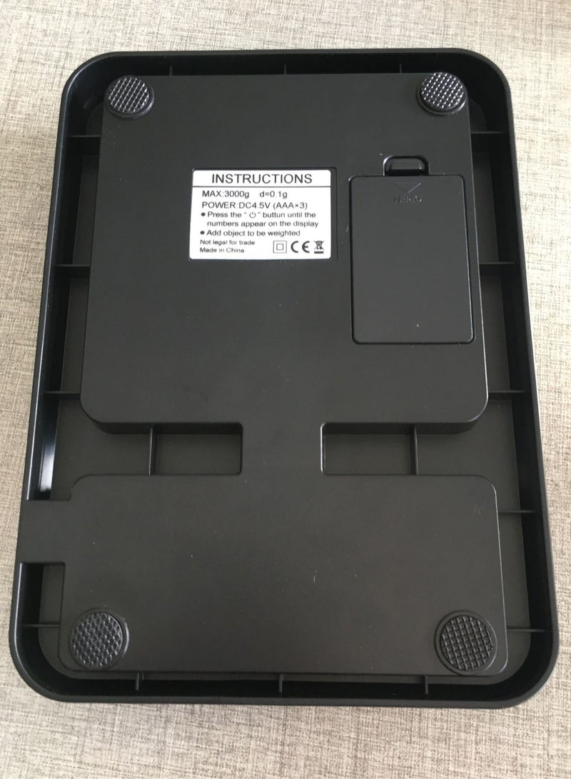 general Electronic Scale Kitchen Scale Hand Flushing Stainless Steel Timing Coffee Scale - Image 3