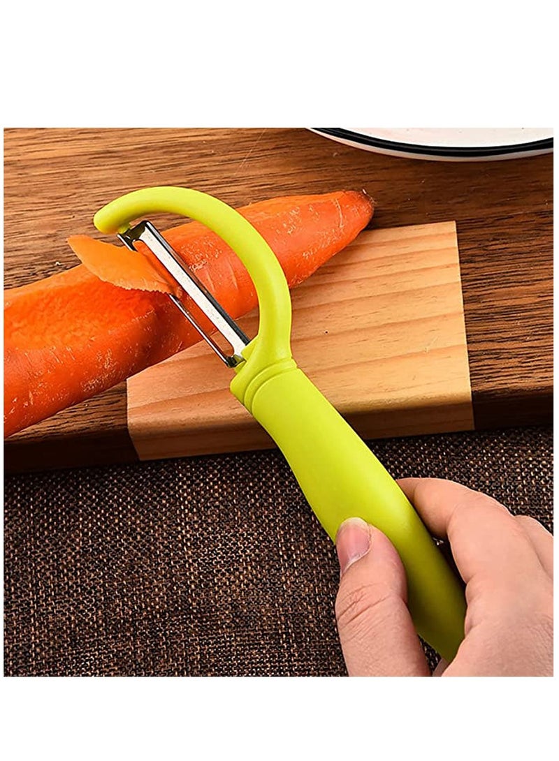 KASTWAVE 2 PCS Special Peelers for Kitchen, Fruit Peeler Apple Peeler, Potato Peeler set, Carrot Peeler, Cucumber Peeler and other Vegetable Peeler, Suitable for Left and Right Hand Use  - Image 3
