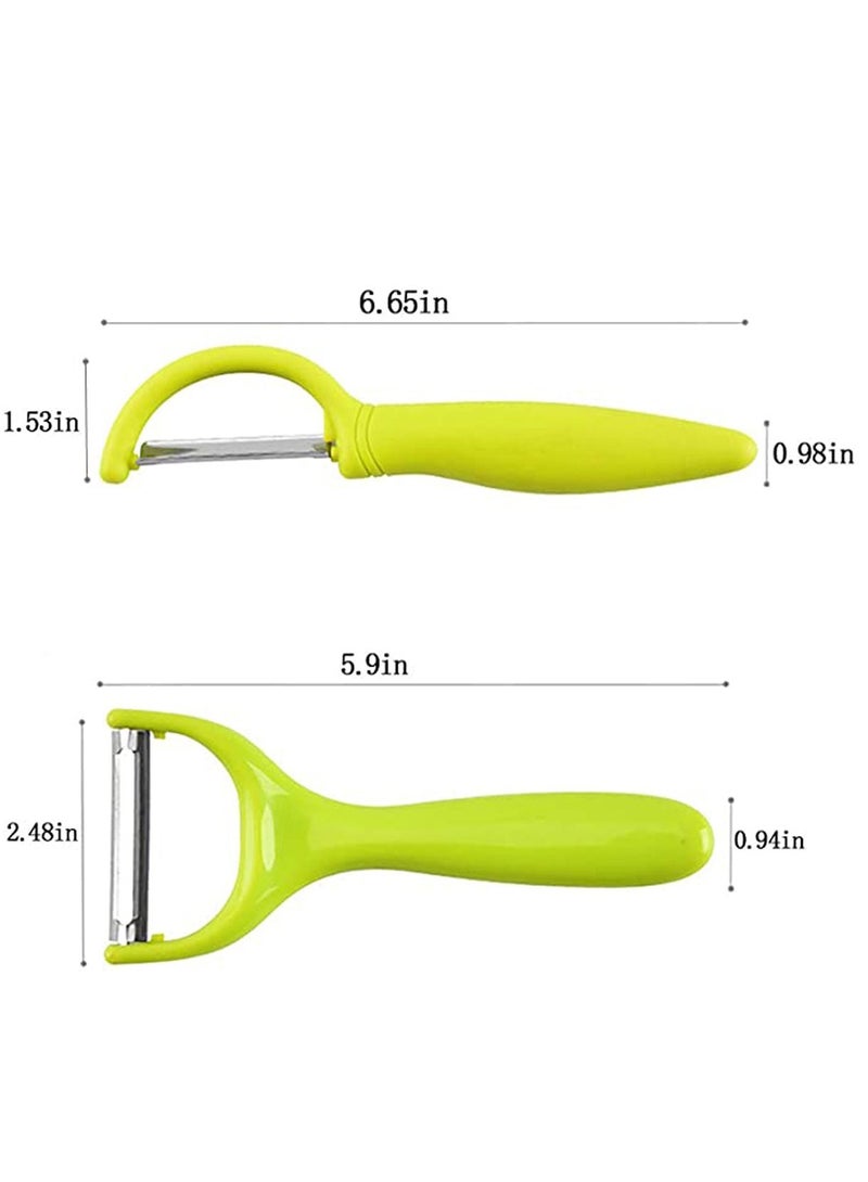 KASTWAVE 2 PCS Special Peelers for Kitchen, Fruit Peeler Apple Peeler, Potato Peeler set, Carrot Peeler, Cucumber Peeler and other Vegetable Peeler, Suitable for Left and Right Hand Use  - Image 4