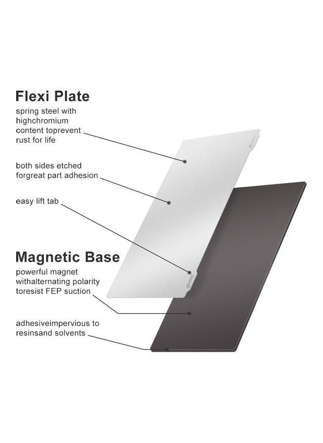 3D Printer Build Plate Silver