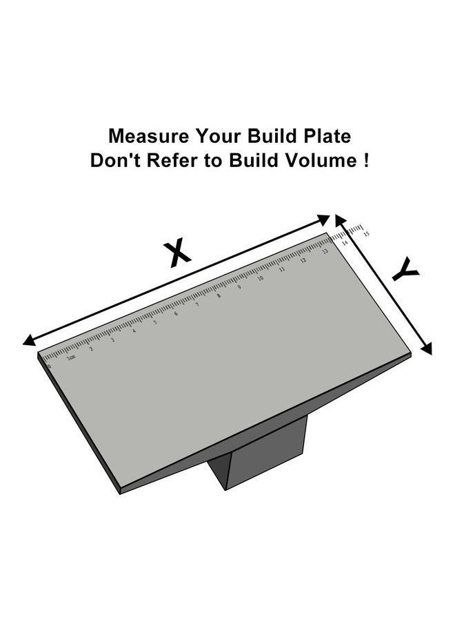 3D Printer Build Plate Silver