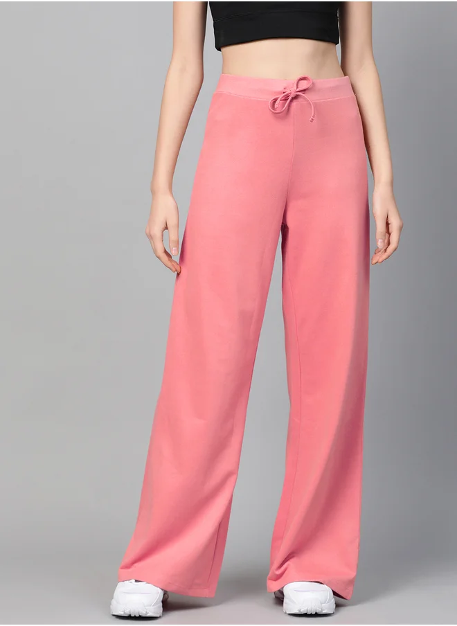 ساسافراس Mid Rise Wide Leg Terry Track Pants