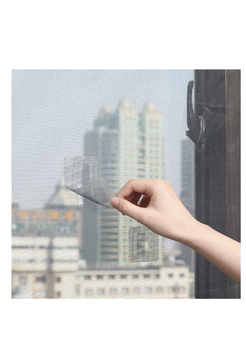 Y&D 15pcs Door and Window Screen Sticky Repair Patch 4x4 Inch Self-Adhesive Fiberglass Holes Cover Mesh Tape Kit Strongly Bonded Waterproof Fabric for Surface DIY Repairment  - Image 2
