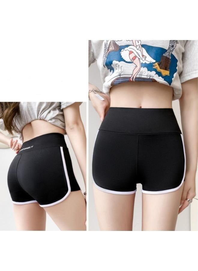 Ultimate Fitness Hip Lift Yoga Shorts High Waist Tight for Women Stretchable and Comfortable Sports Workout Shorts Size: XL H313 - Image 3