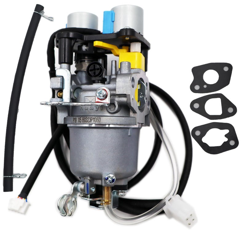 LIZAPUS Huayi OEM Carburetor kit Compatible with Predator Dual Fuel Inverter Generator 5000-Watt 71367 70143 Replacement Carb - Image 1