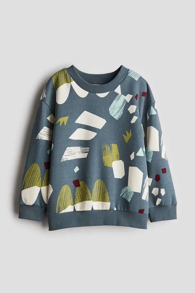 اتش اند ام بلوزة من القطن السميك