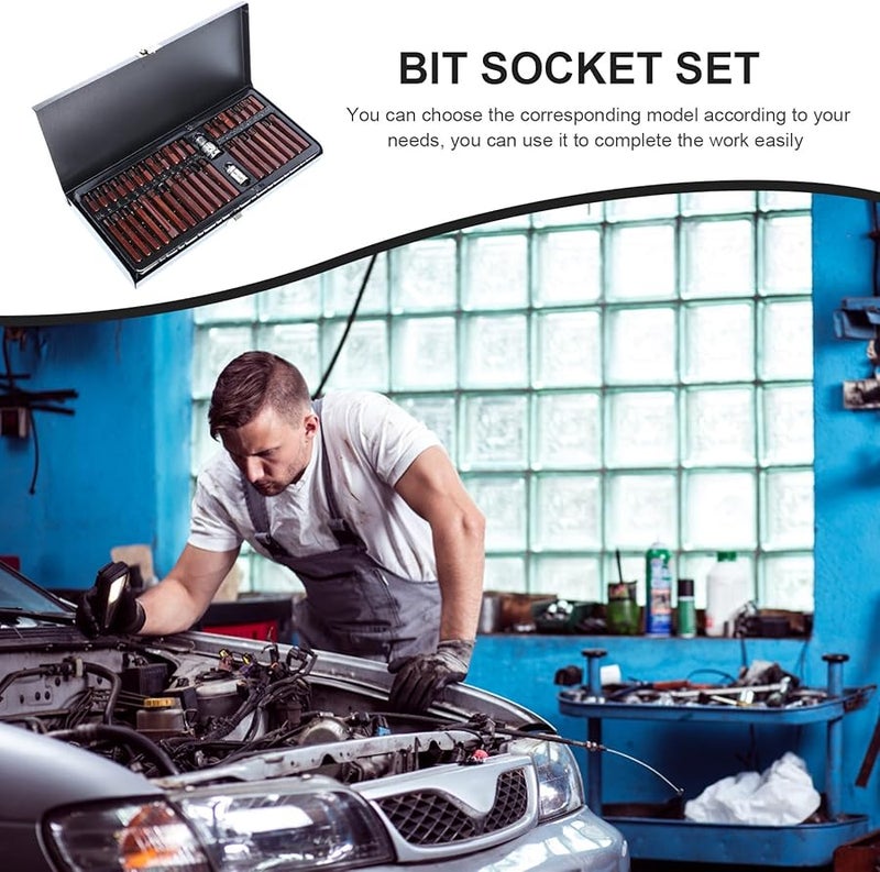40Pcs Star Spline Bit Socket Set with Storage Case for Car Motorcycle and Appliance Repair - Image 3