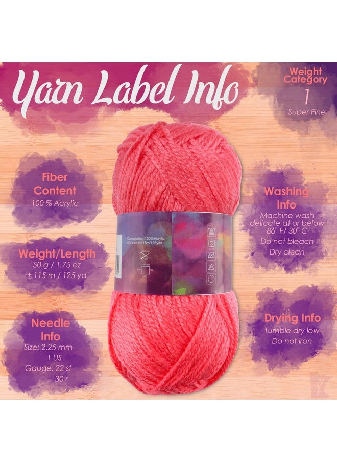BambooMN - JubileeYarn Amigurumi Select Yarn - Baby Acrylic - Shades of Brown - 4 Skeins - Image 1