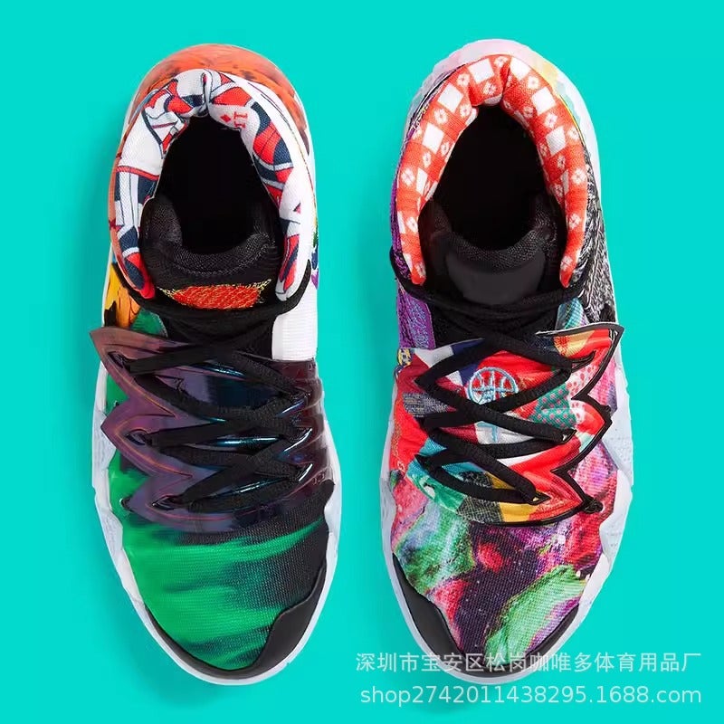 Owen 5 Sponge Baby Paida Star Basketball Shoes Men And Women S2 Mandarin Duck Air Cushion Combat Sneakers Octopus Pineapple House - Image 1