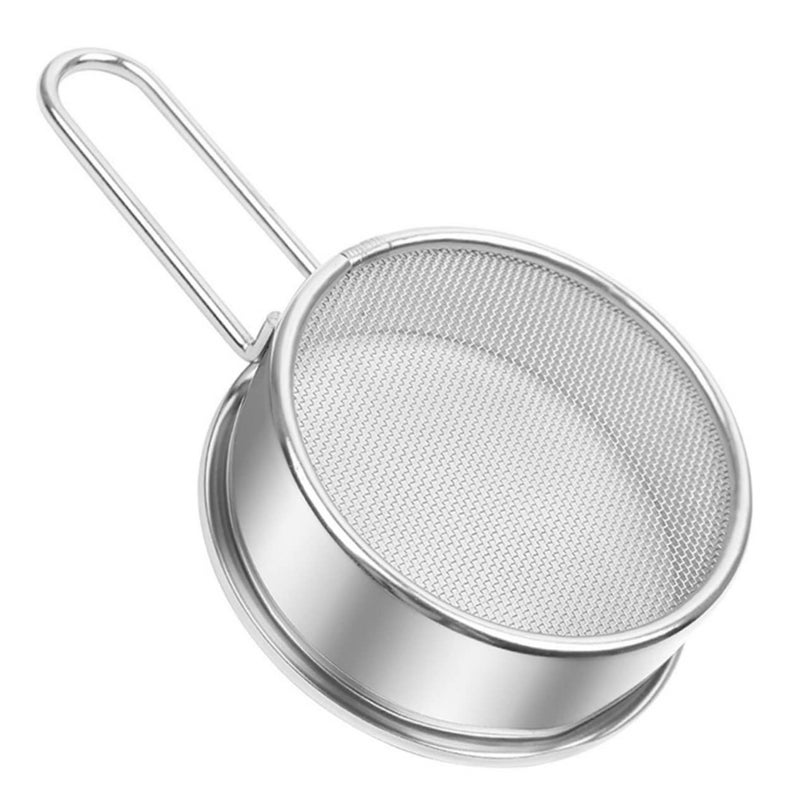 Stainless Steel Flour Sifter with Fine Mesh Filter Easy to Use Kitchen Gadget - Image 2