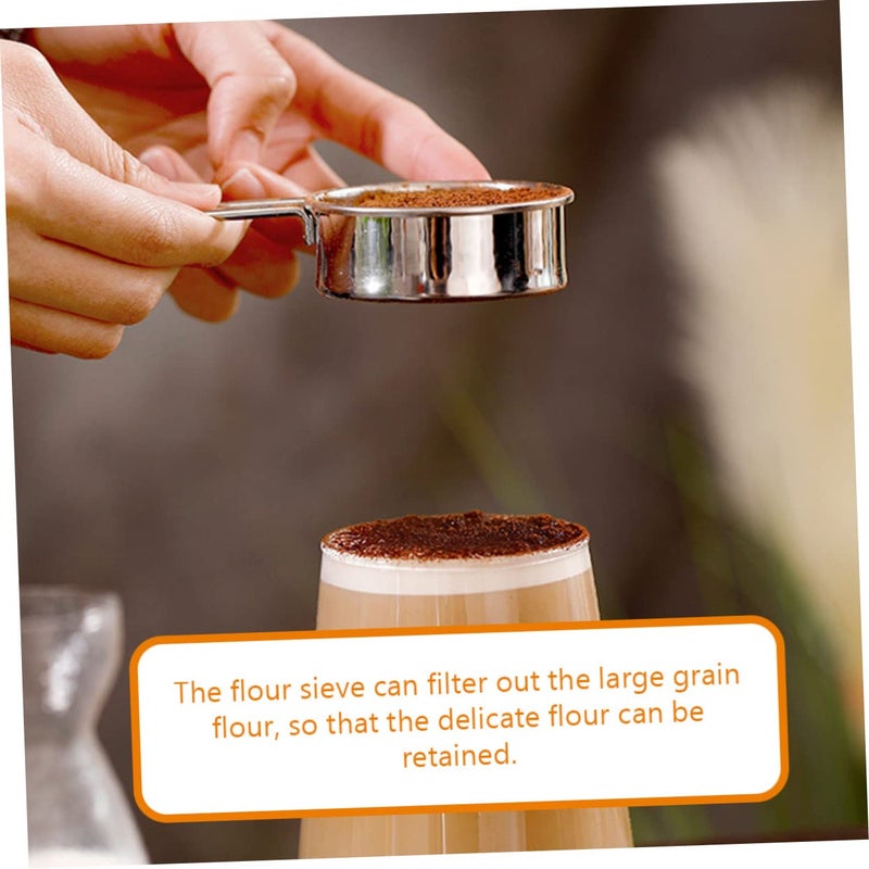 Stainless Steel Flour Sifter with Fine Mesh Filter Easy to Use Kitchen Gadget - Image 5