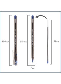 Pensan My-Tech 0.7 mm Blue Ballpoint Pen  - Image 2