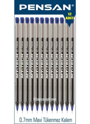 Pensan My-Tech 0.7 mm Blue Ballpoint Pen  - Image 1