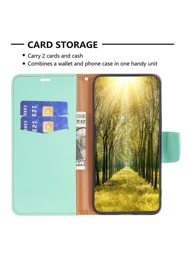 S-TOP Case For Samsung Galaxy A04 4G Litchi Texture Pure Color Leather Phone Case - Image 5