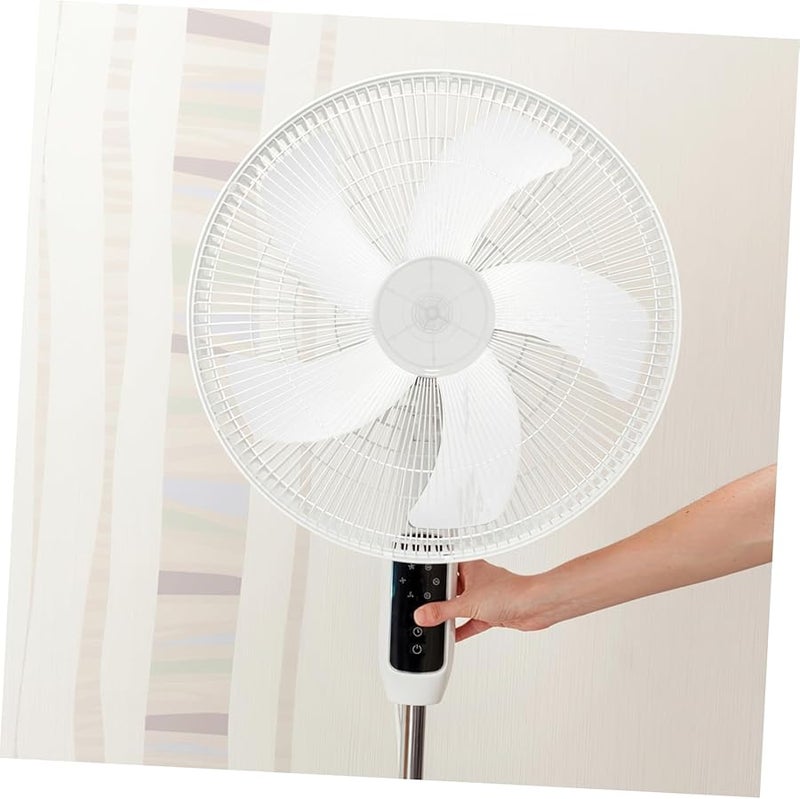 ريشف شفرات مروحة كهربائية بيضاء بديلة 14.57 × 14.57 × 1.18 بوصة للمروحة السقفية ومروحة الصندوق ومروحة التهوية - Image 3