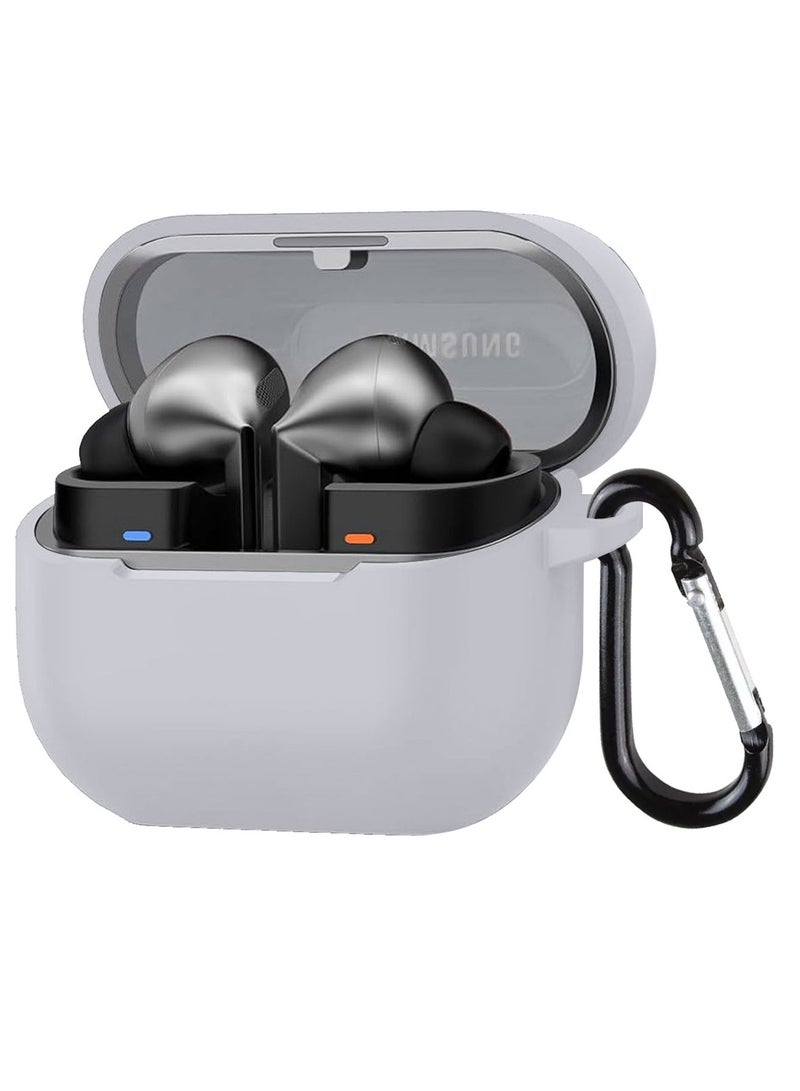 CATANES ( for Galaxy Buds 3 Pro / Buds 3 ) Case, Premium Silicone Case with Carabiner Shockproof Soft Silicone Protective Case for Men,Women - Image 1