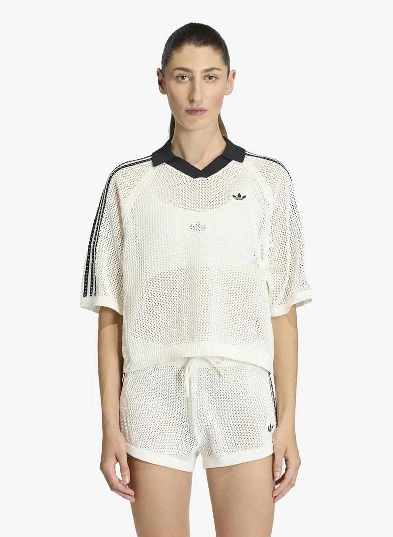 Knitted Crochet Polo