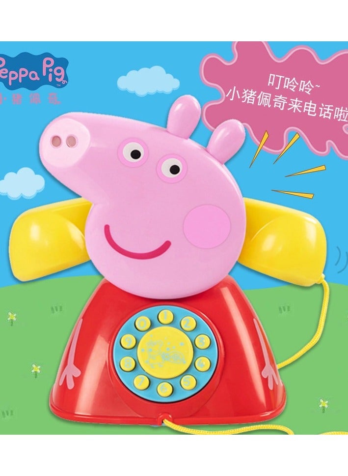 UNIVERSAL Piggy Peiqi's telephone simulates a family's children's toy girl gift - Image 2