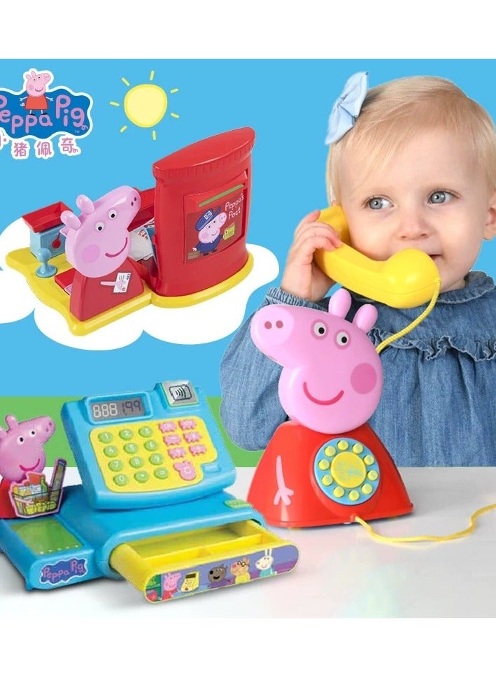 UNIVERSAL Piggy Peiqi's telephone simulates a family's children's toy girl gift - Image 3