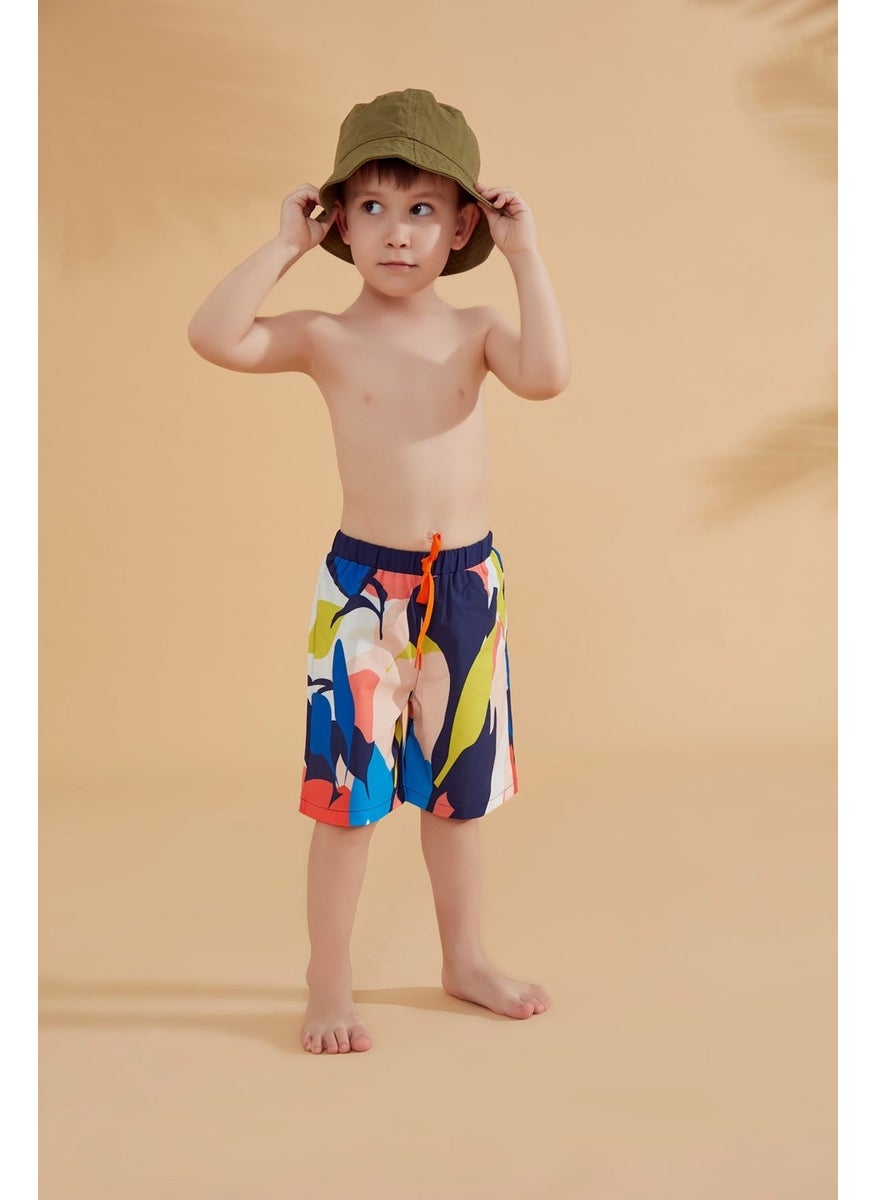 Marina Navy Blue Colored Boy Shorts B2360  - Image 2