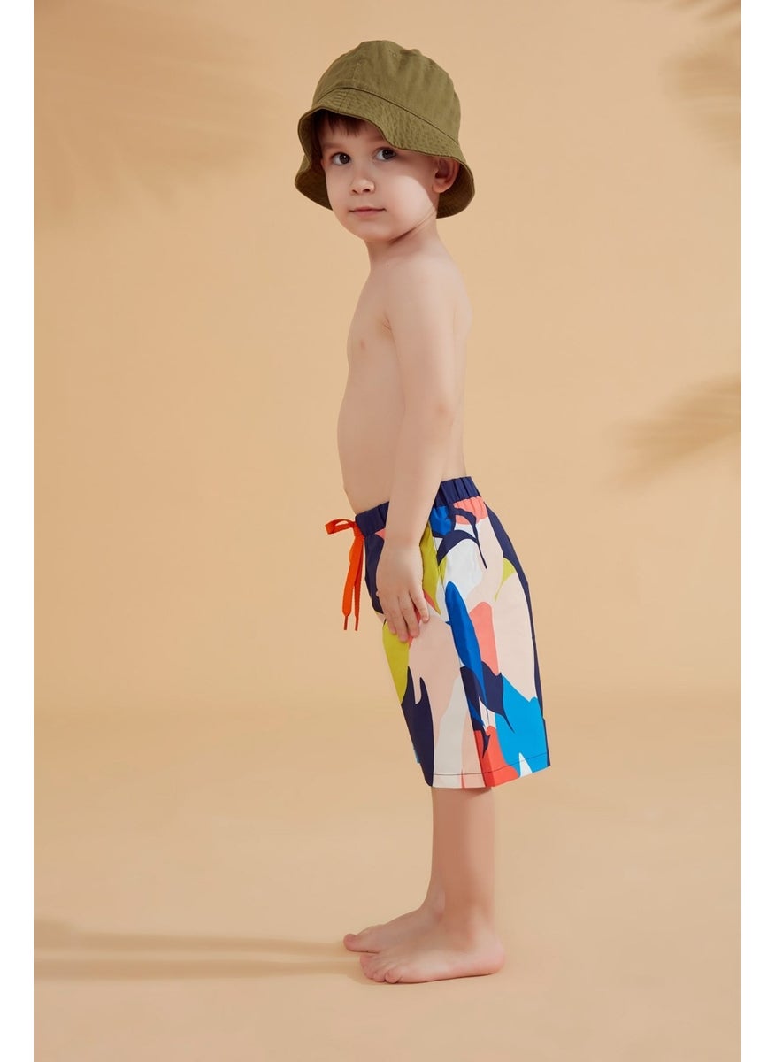 Marina Navy Blue Colored Boy Shorts B2360  - Image 3