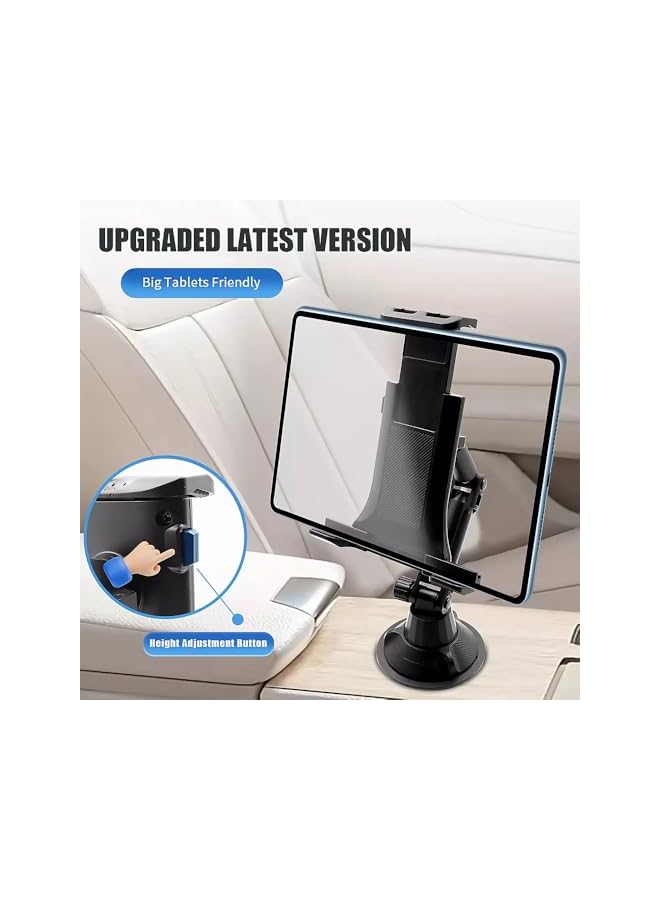 S-TOP 2-in-1 Car Cup Phone Holder with C-Shaped Cup Expander, Height Adjustable Cup Holder Mount Compatible with iPhone, Samsung & Android Smartphones (4–7") - Image 2